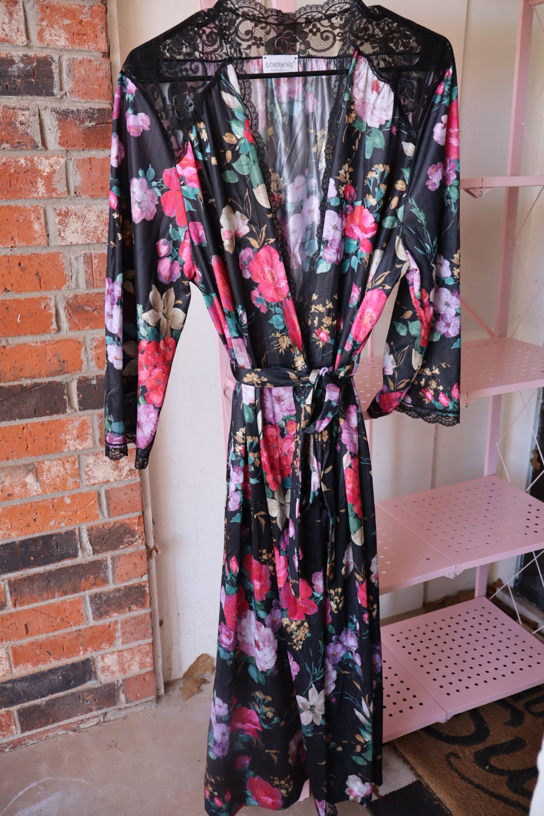Vintage Floral Robe