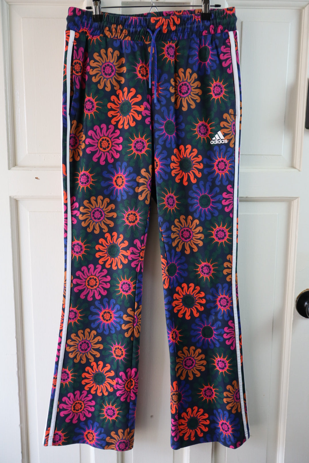 Adidas X Farm Rio Collab Flare Pants - M