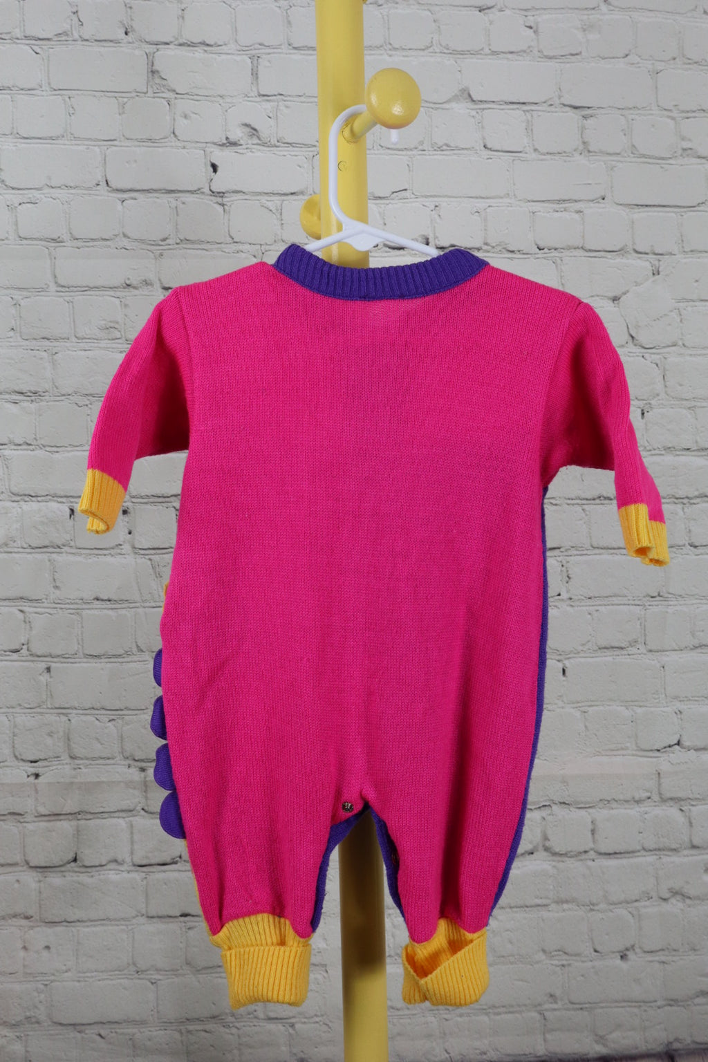 Giraffe Knit Baby Romper