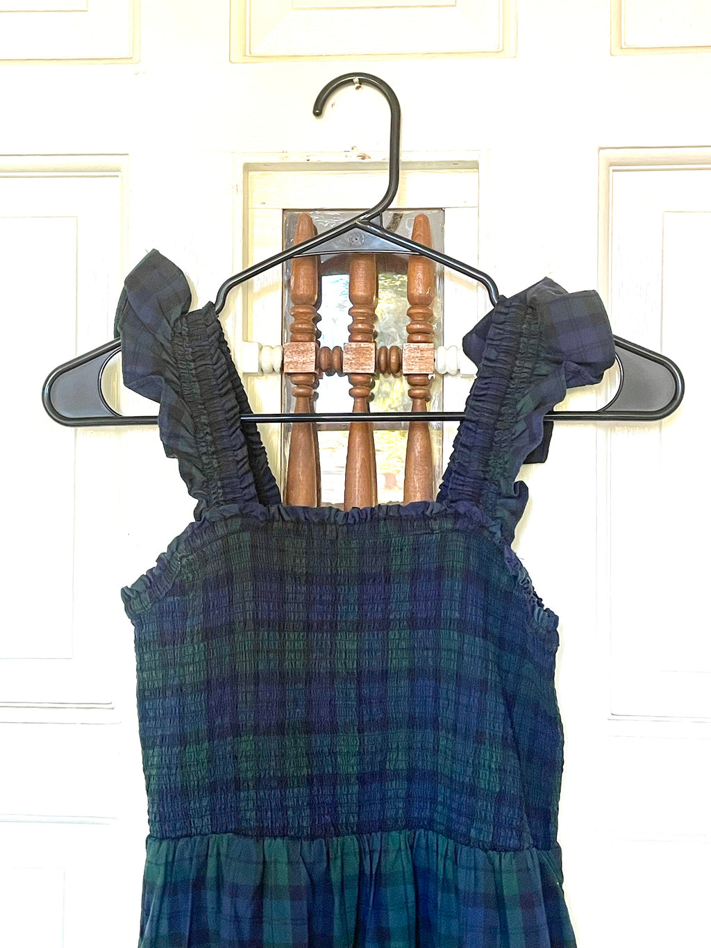 J.Crew Tartan Ruffle Sleeve Dress - PXXS