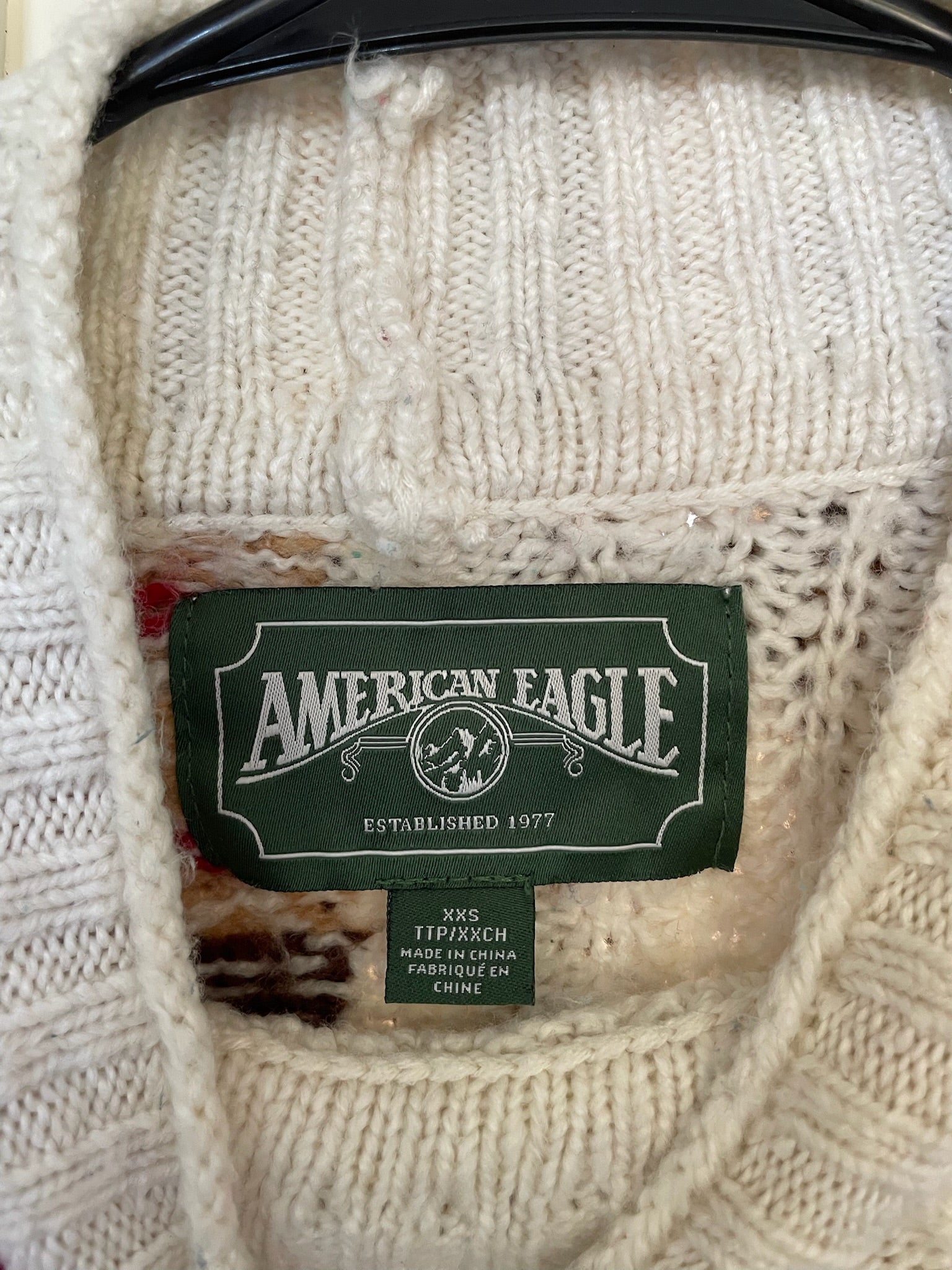 American Eagle Fair Isle Sweater - XXS