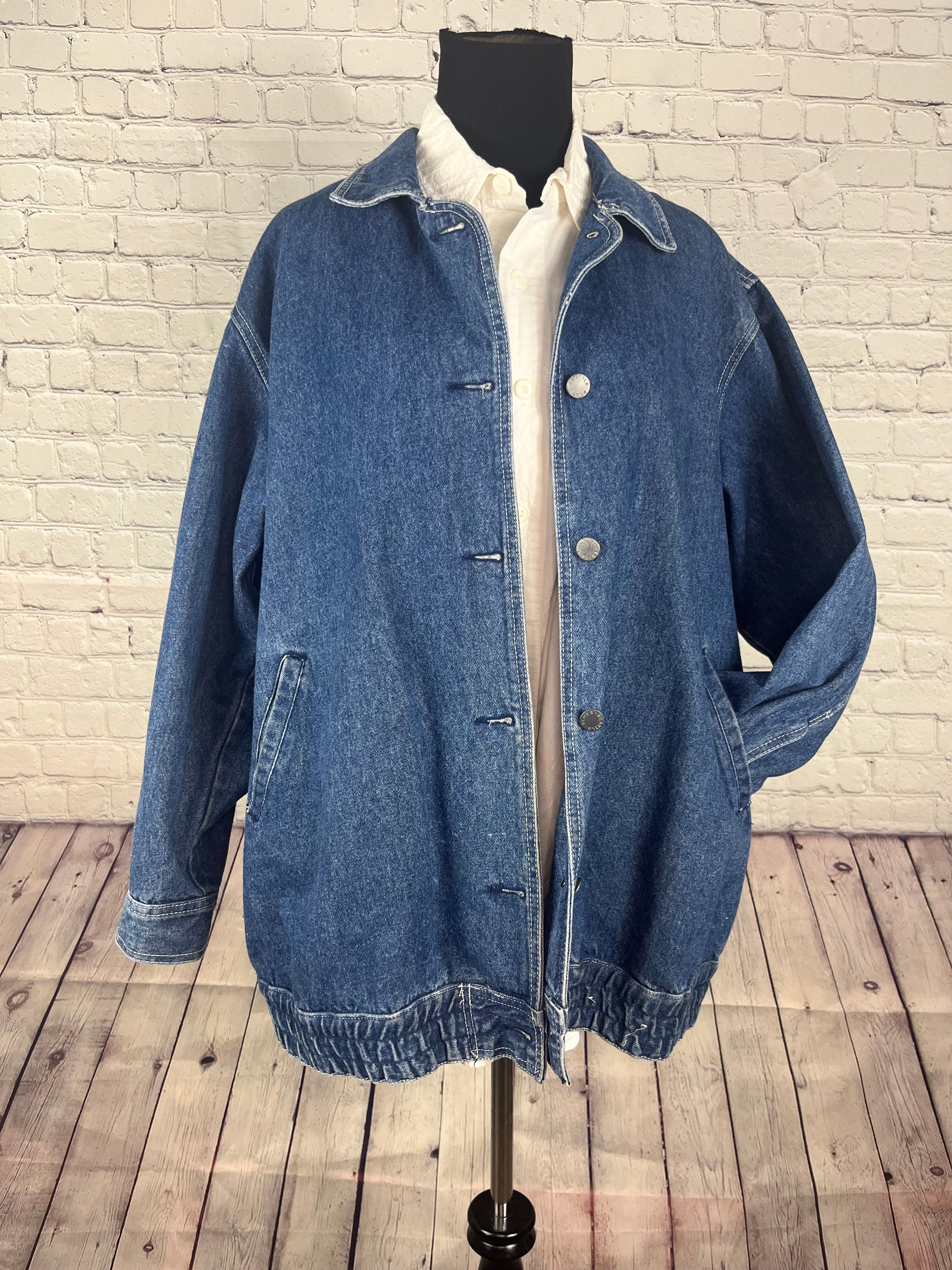 Vintage S. Blues Oversized Denim Jacket