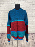 Color-Block Knit Sweater (L)