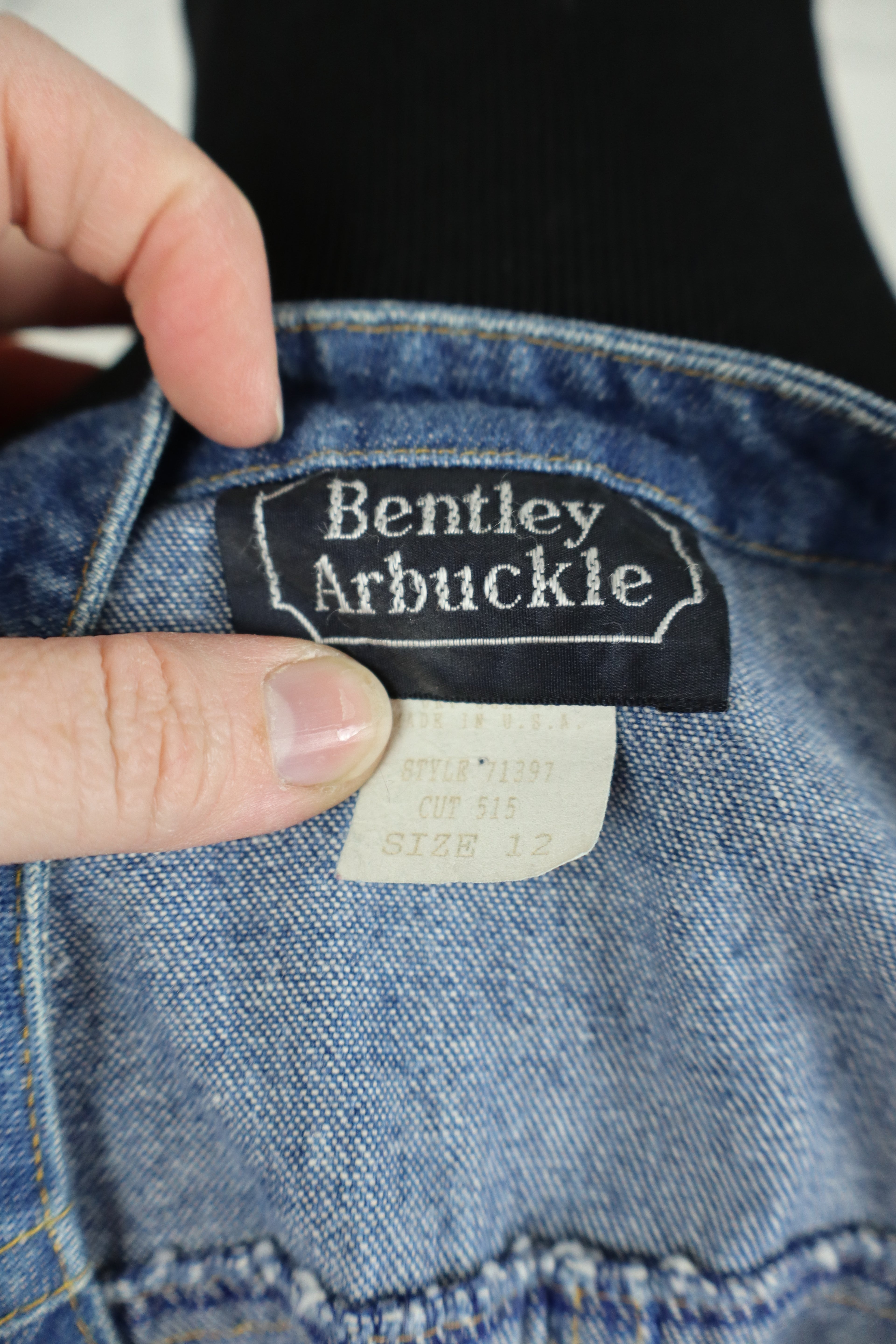 Vintage Bentley Arbuckle Denim Vest
