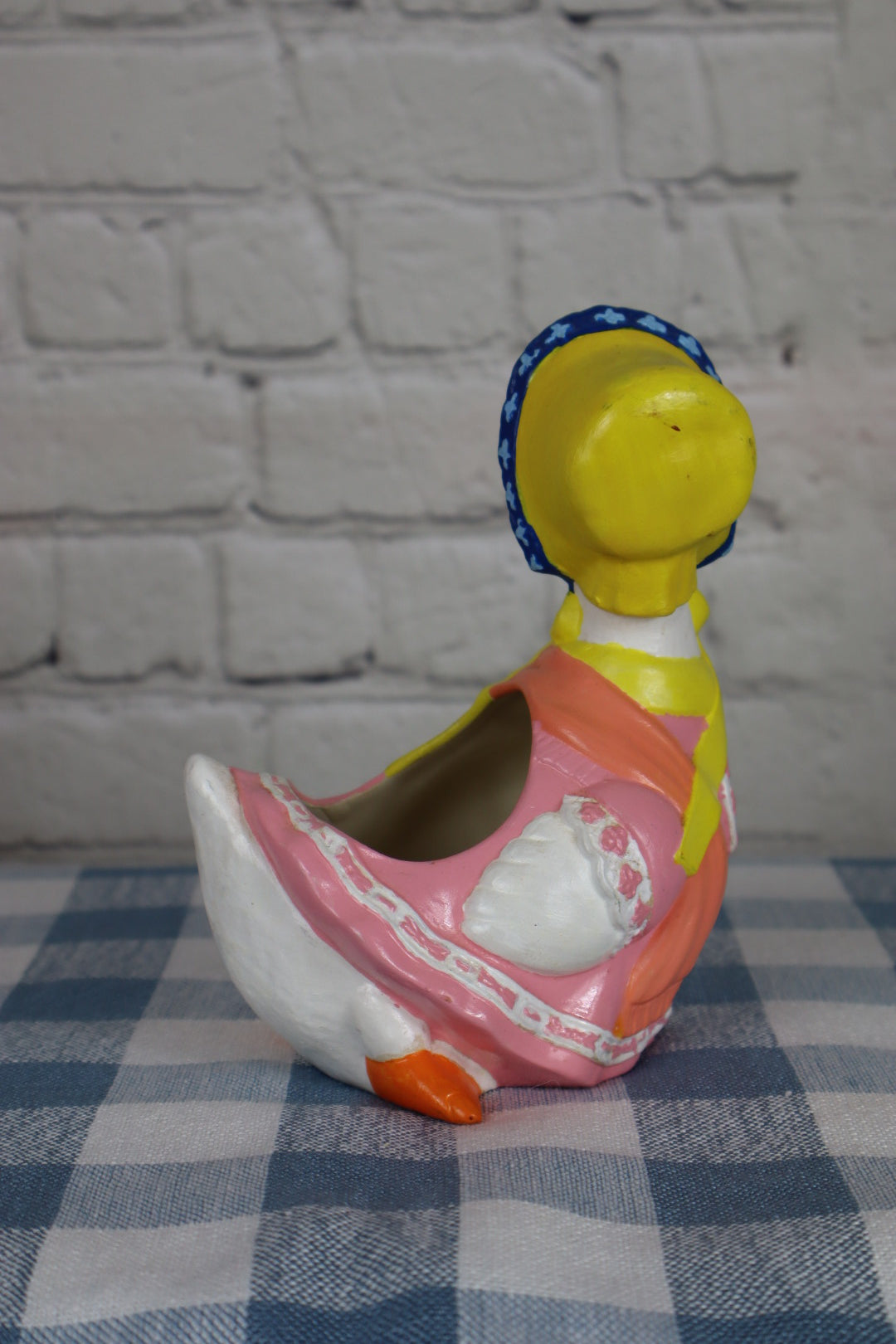 1984 Kitschy Ceramic Mother Goose Planter
