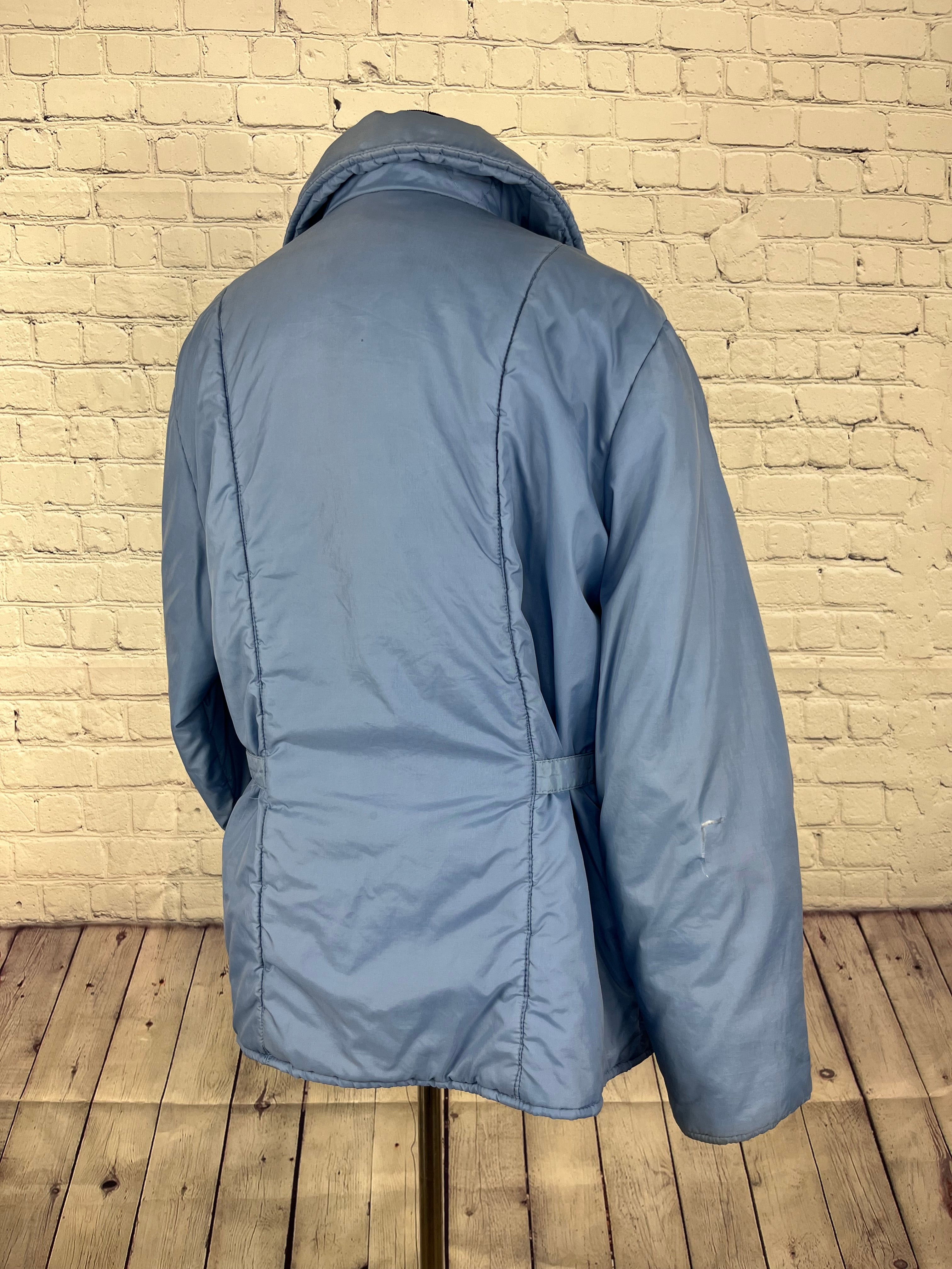 Vintage 1970s JCPenney MG Ski Jacket – Powder Blue (Size L)