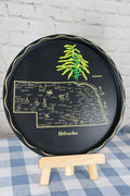 Vintage Nebraska State Souvenir Tray