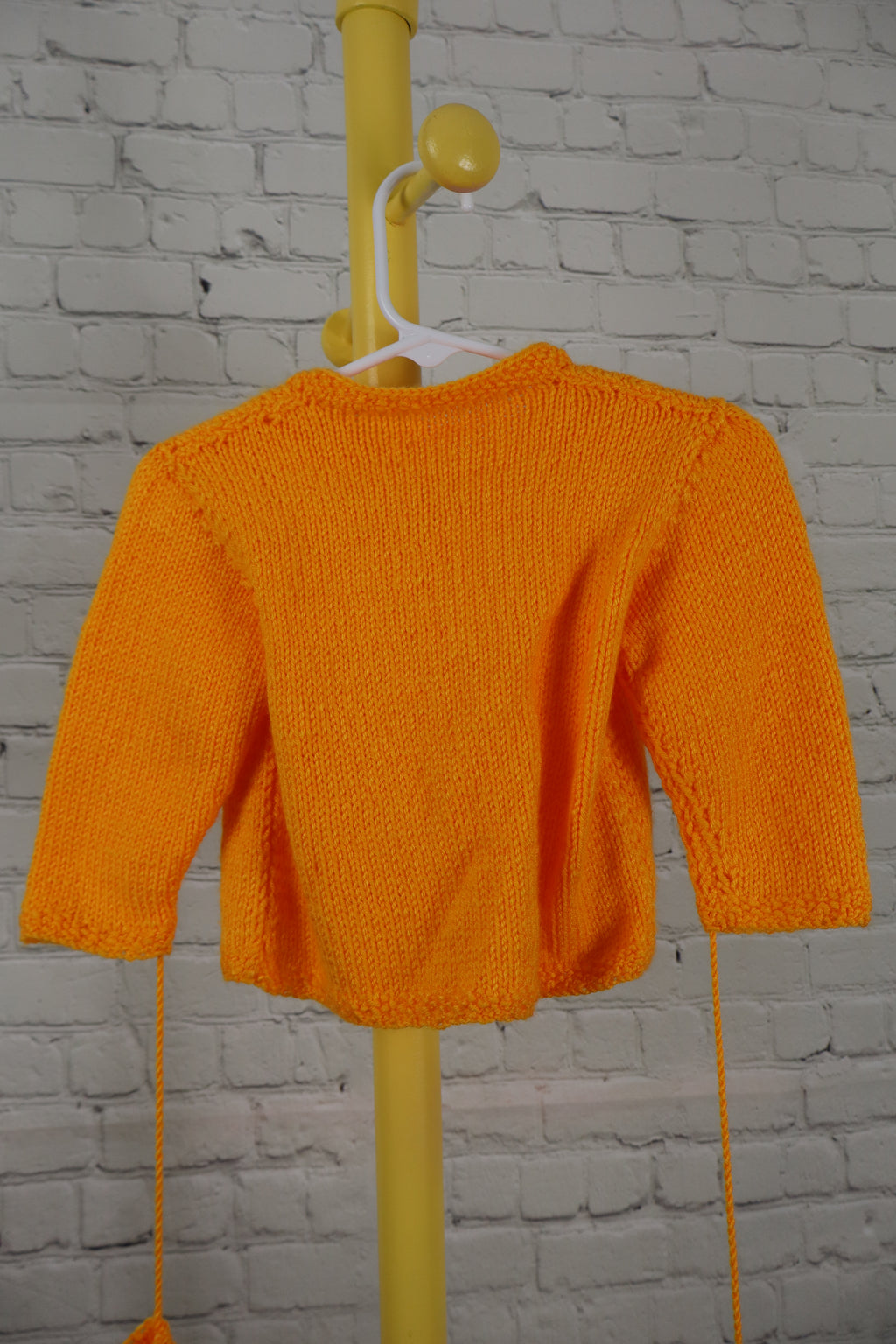 Hand-Knitted Baby Cardigan w/ Mittens