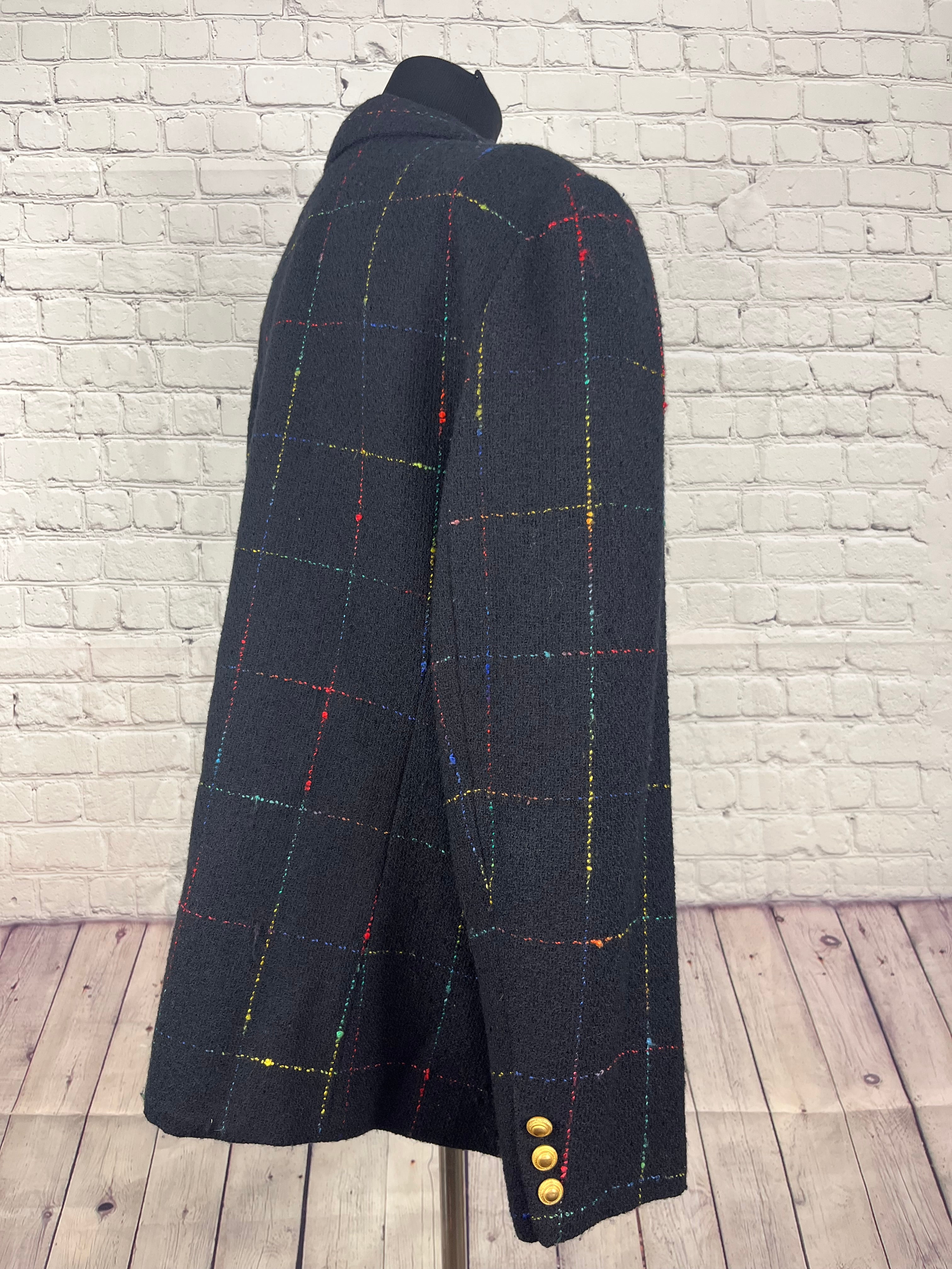 Vintage Preston & York Wool Blend Blazer –(Size 16)