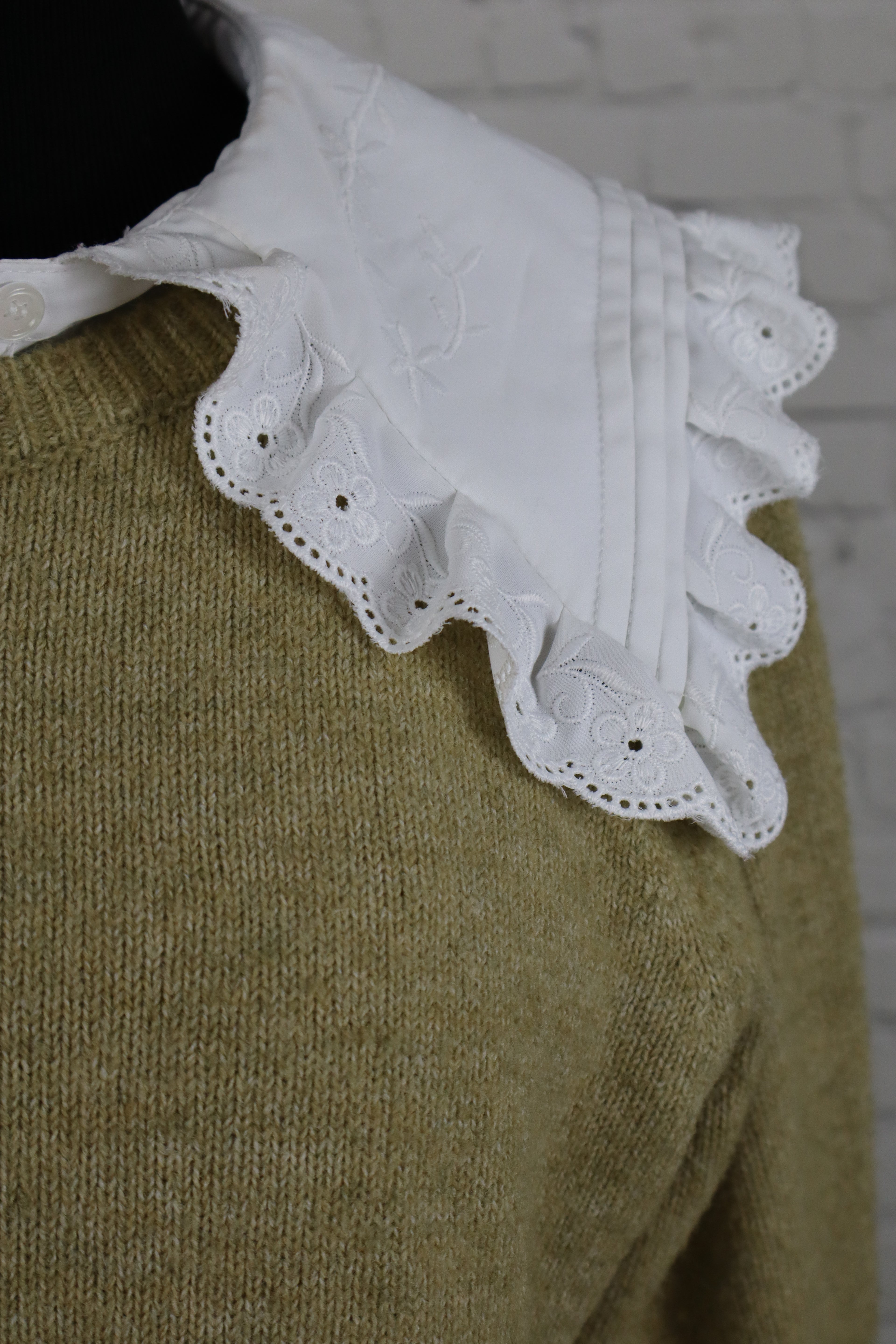 Next Knit Sweater with Eyelet Collar