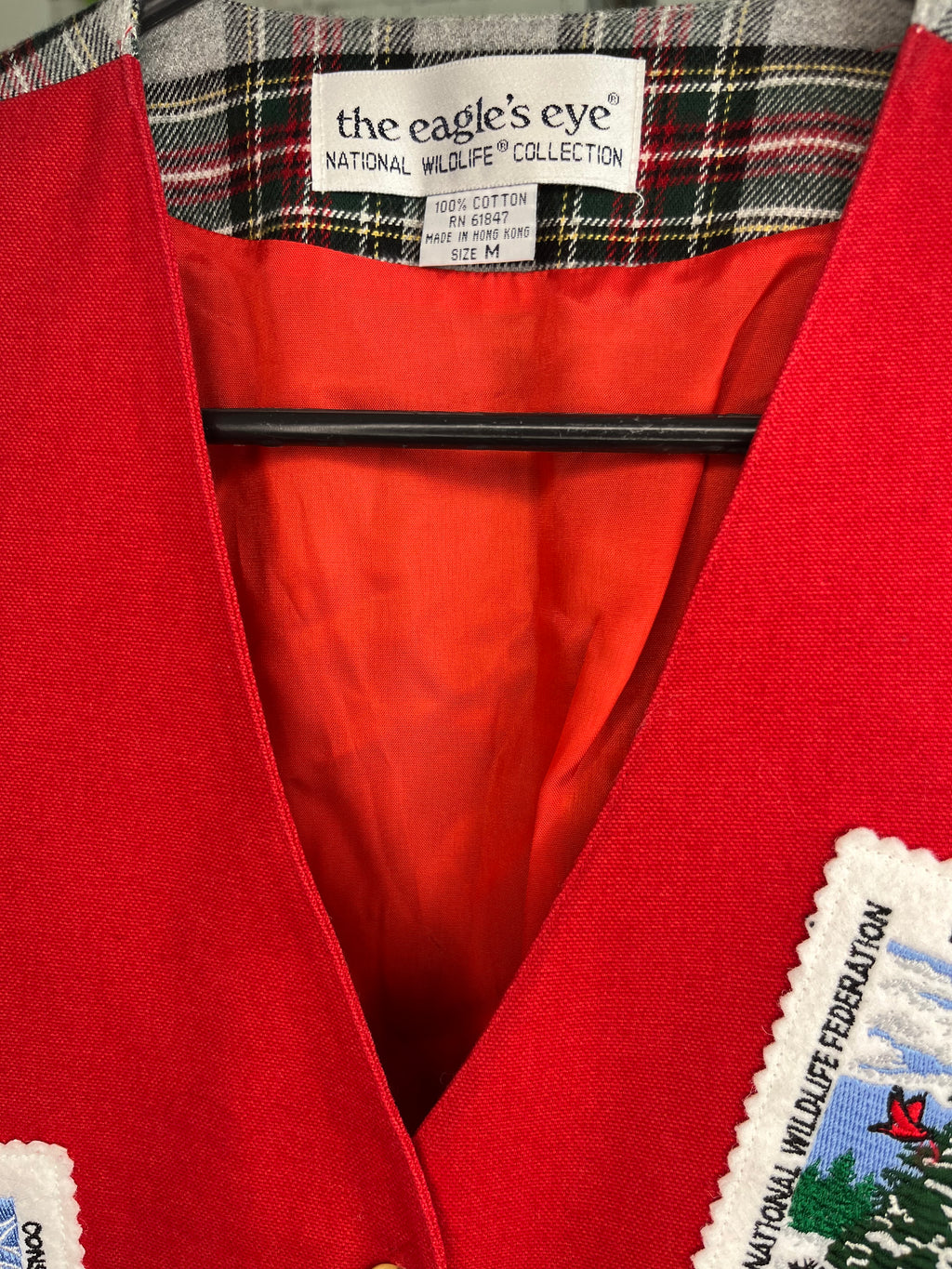 RARE 1988 Eagle’s Eye x National Wildlife Federation Collection Patch Vest - M