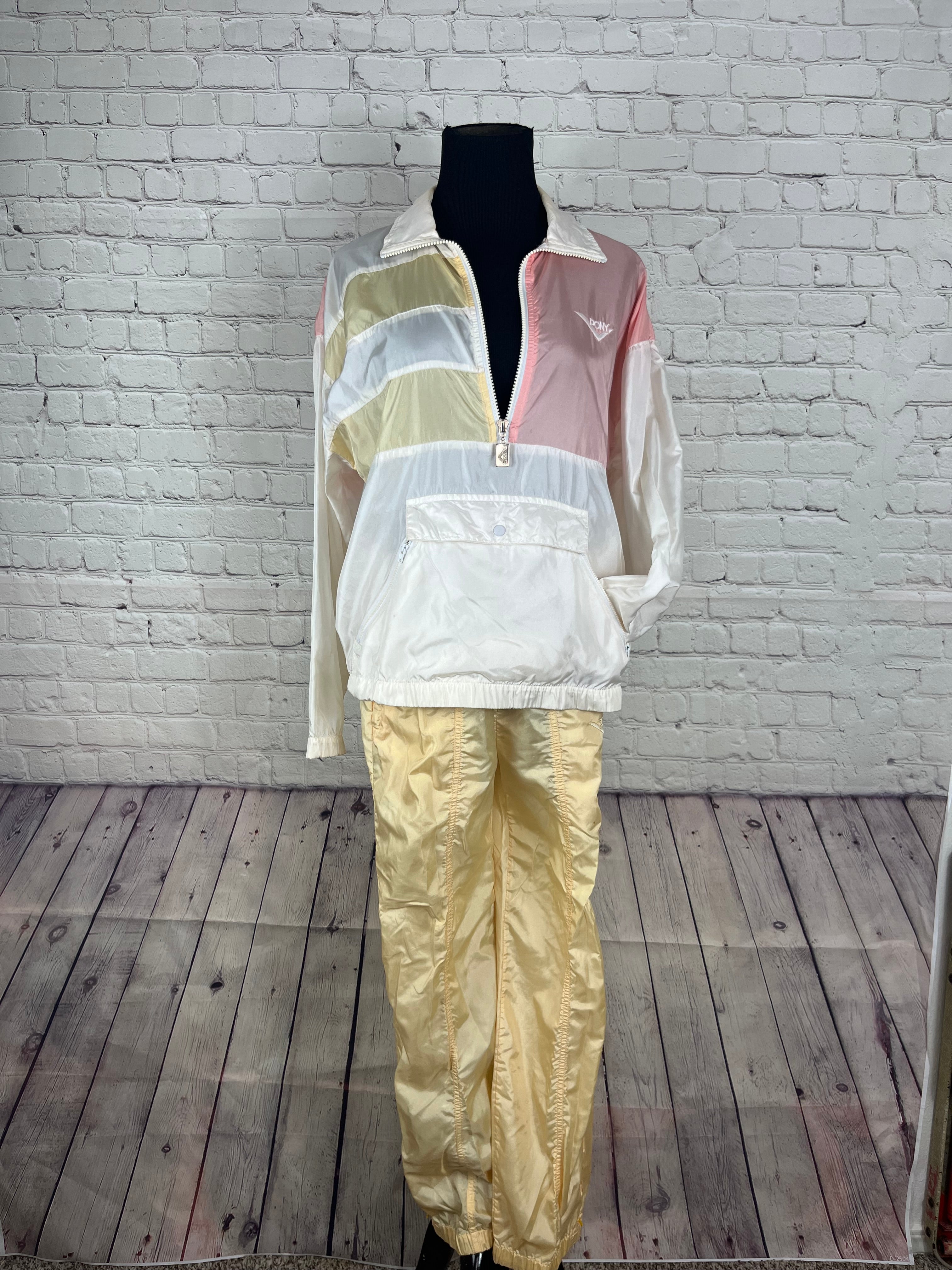 Vintage PONY Pastel Colorblock Tracksuit (80s/90s) - S