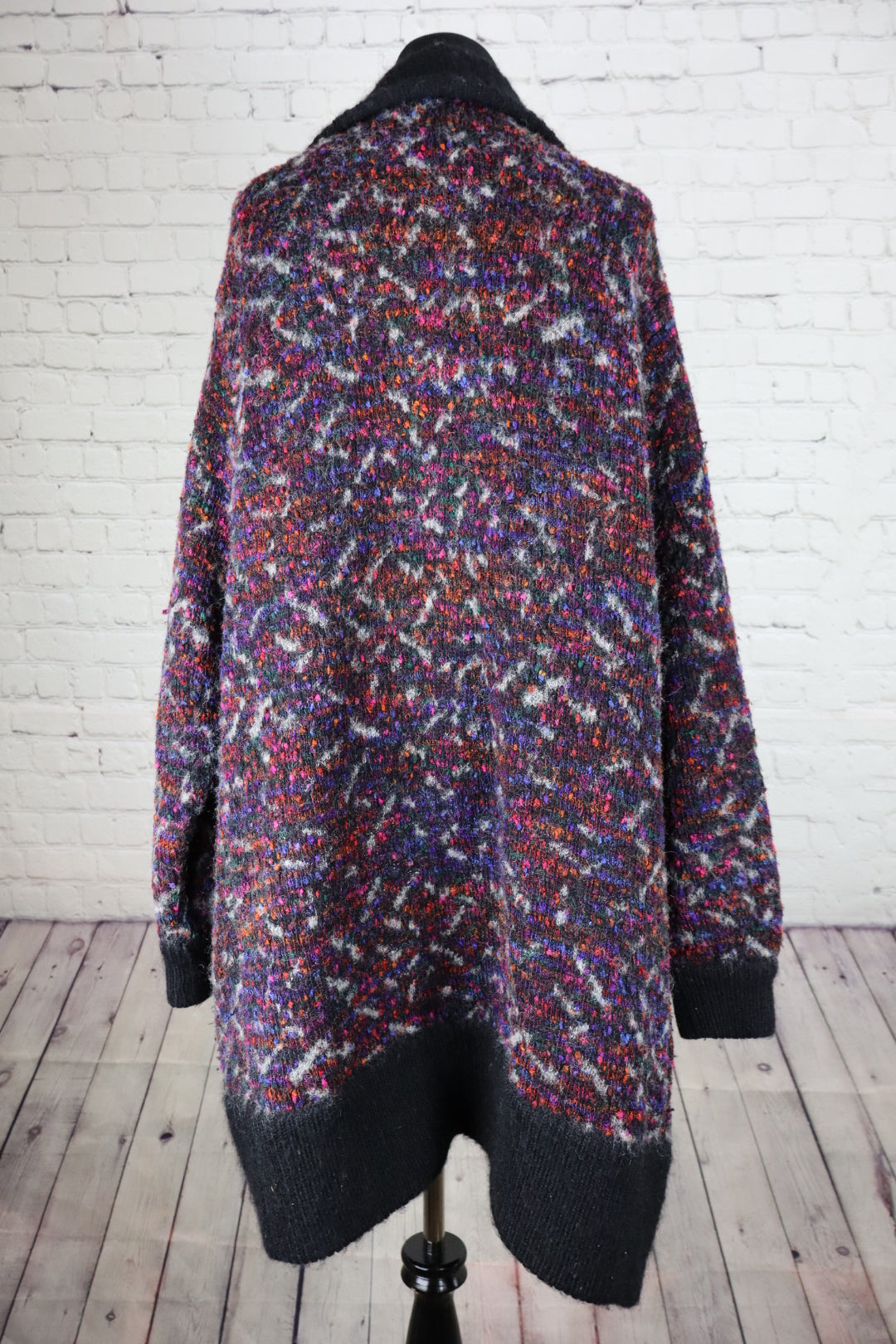 Vintage Oversized Shawl Collar Cardigan