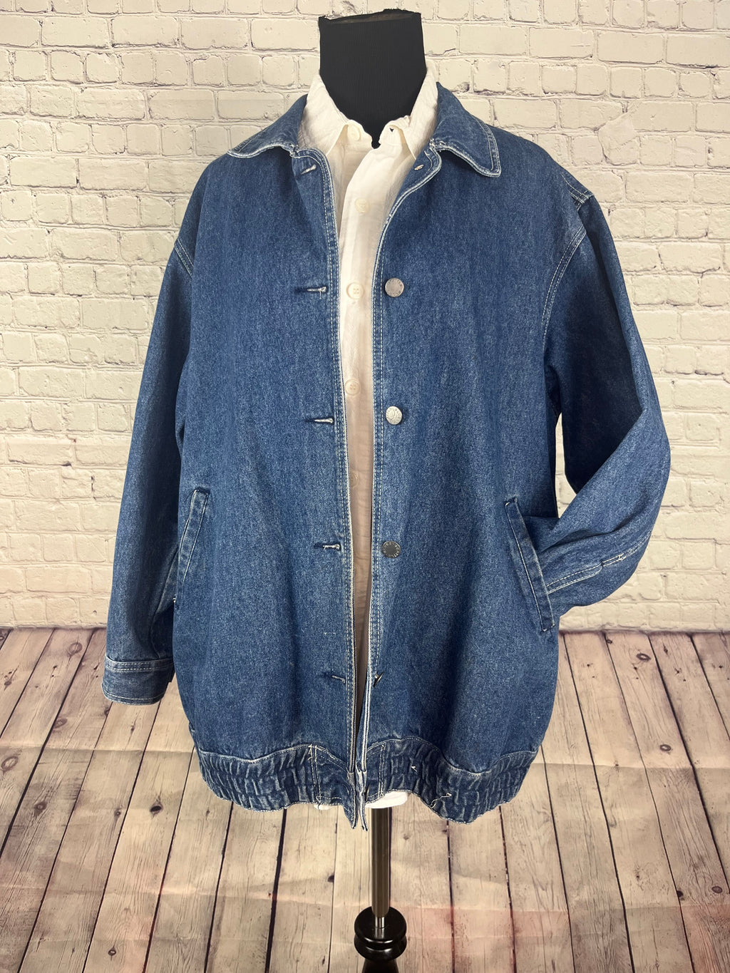 Vintage S. Blues Oversized Denim Jacket