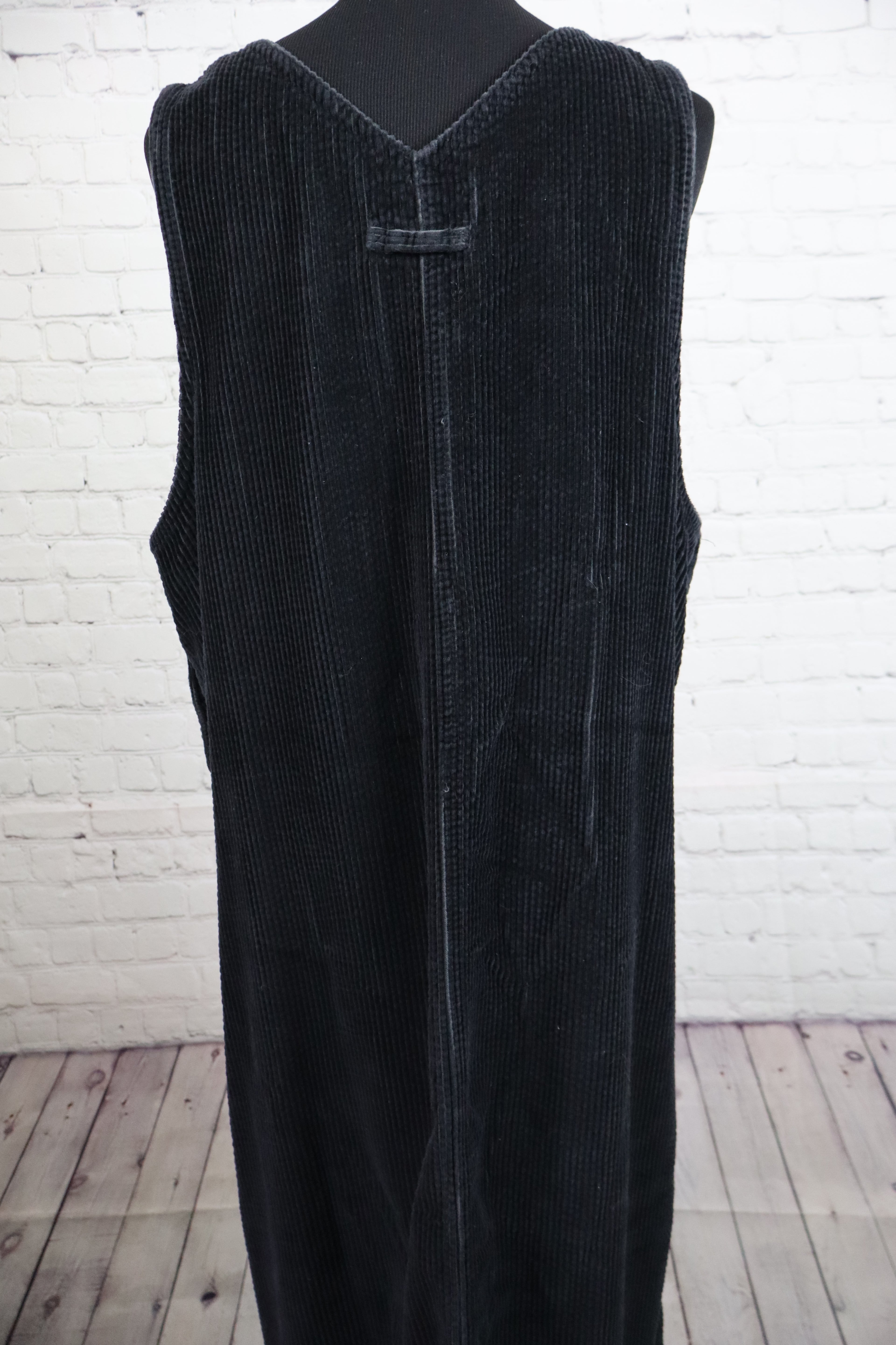 90’s Corduroy Jumper Dress -L