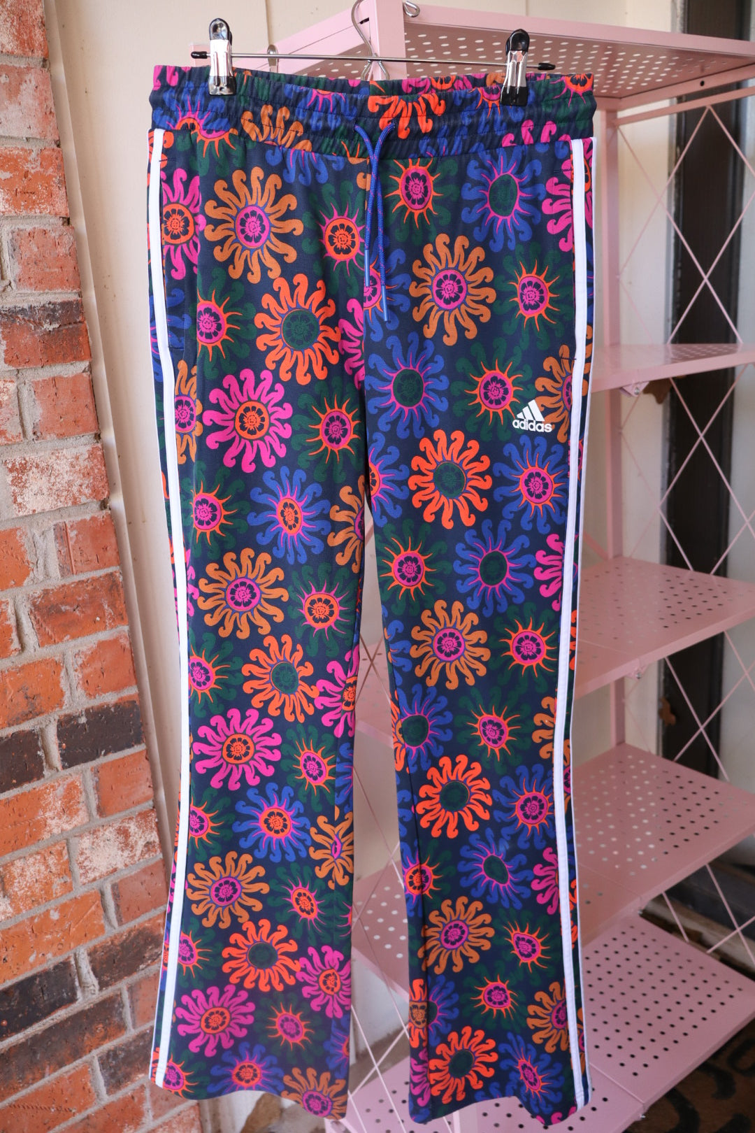 Adidas X Farm Rio Collab Flare Pants - M