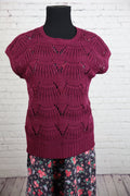 Vintage Crochet Knit Top