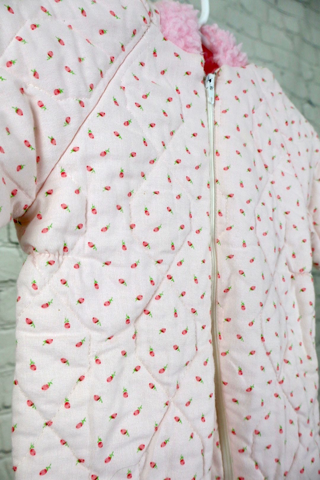 Vintage Quilted Baby Snowsuit (0–6 Months)