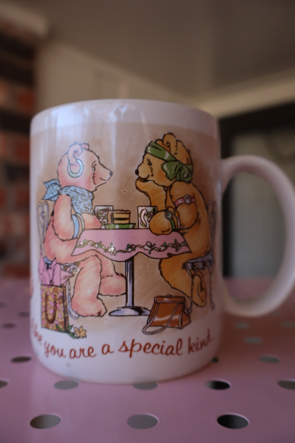 Vintage “Friends Like You” Bear Mug