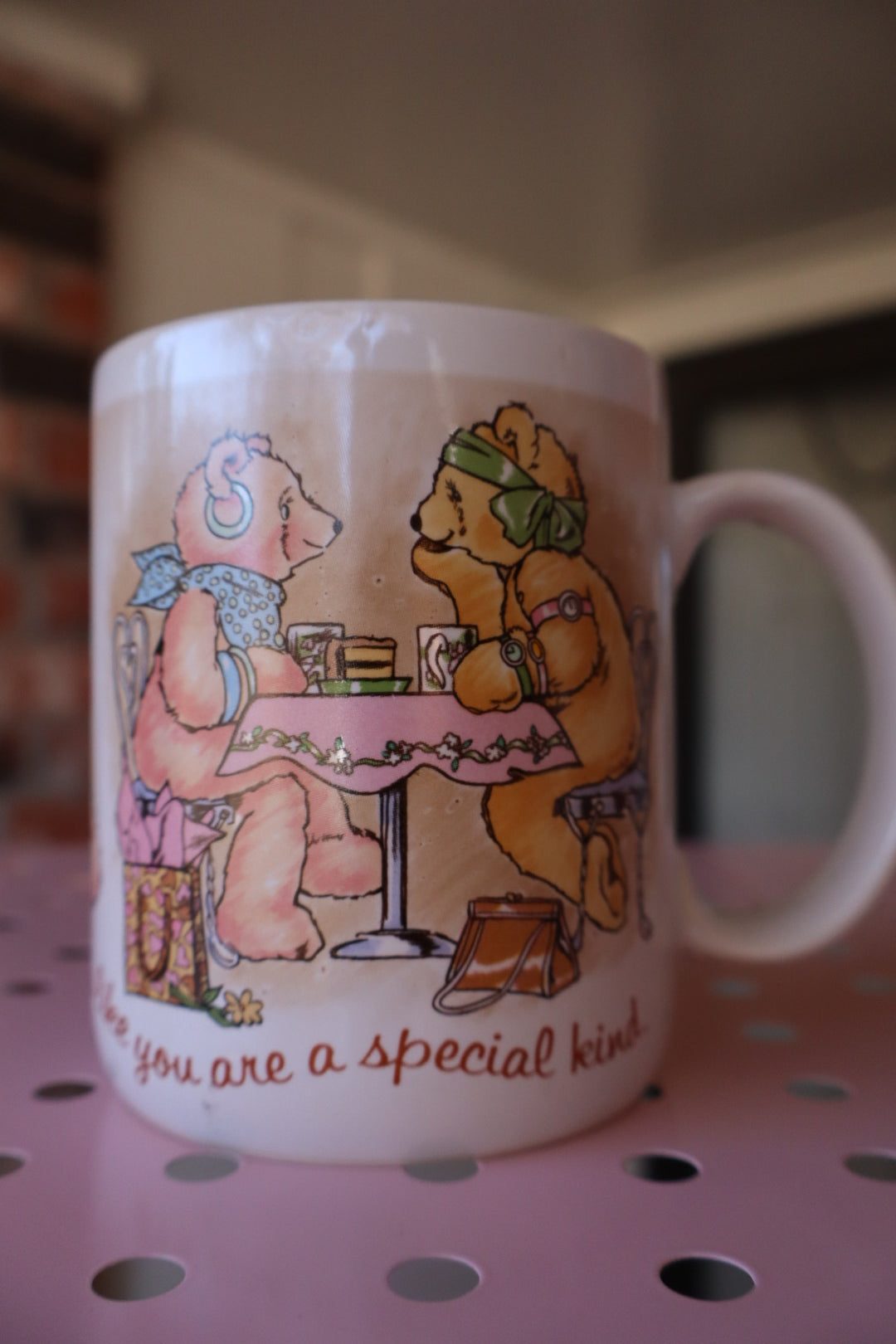 Vintage “Friends Like You” Bear Mug