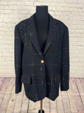 Vintage Preston & York Wool Blend Blazer –(Size 16)