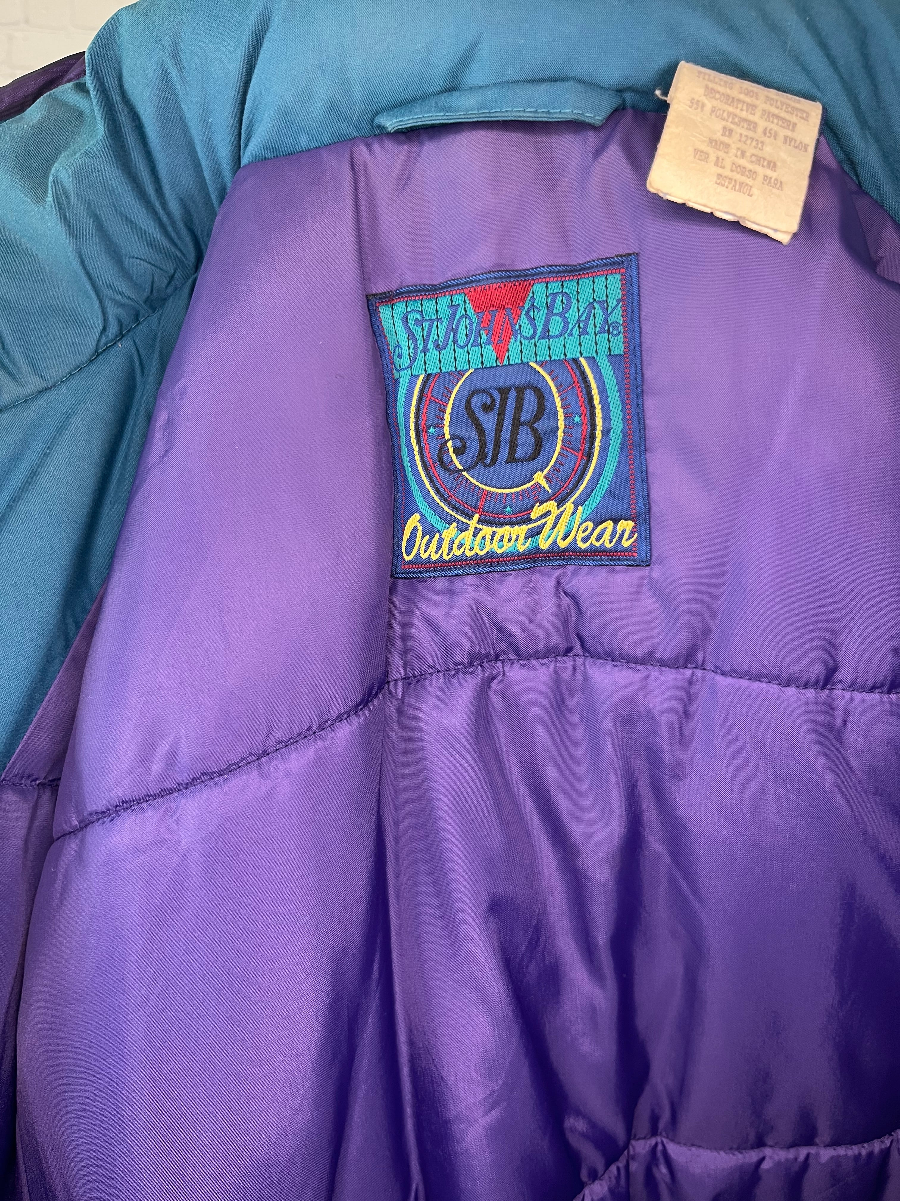 Vintage 1990s SJB Outdoor Wear Ski Jacket - M